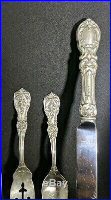 4 piece place settings, Reed & Barton Francis Sterling Silver