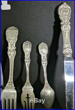 4 piece place settings, Reed & Barton Francis Sterling Silver