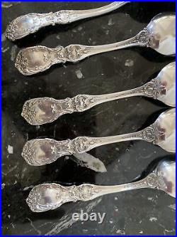 5 Rare Reed & Barton Francis I Om+pat+date+h Tea Spoon Sterling Silver Flatware