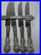 (5) Reed & Barton Beveled 9 5/8 FRANCIS I STERLING SILVER KNIVES withMono
