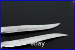 5 pc FRANCIS I REED & BARTON Sterling Handle Steak Knife with Bevel Blade 8 7/8
