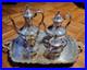 5Pcs- King Francis by Reed & Barton, Silverplate Tea / Coffee Set- READ. READ