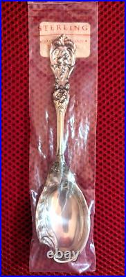 6 1/2 Rare Sterling Silver Oyster Spoon Francis I by Reed & Barton Sealed pack