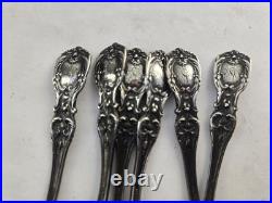 6 Francis I By Reed & Barton Sterling Silver Demitasse Spoons 3.1oz. Eagle/Lion