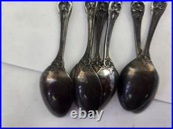 6 Francis I By Reed & Barton Sterling Silver Demitasse Spoons 3.1oz. Eagle/Lion