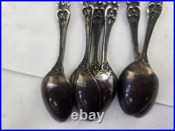 6 Francis I By Reed & Barton Sterling Silver Demitasse Spoons 3.1oz. Eagle/Lion