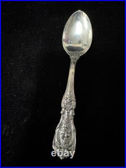 (6) Reed & Barton 4.25'FRANCIS I' Sterling DEMITASSE SPOONS No Mono Multiples