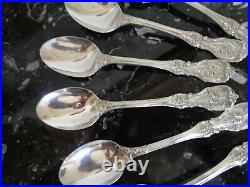 6 Reed & Barton 6 5/8 Oval Soup Spoon Francis I Sterling Silver Flatware Set