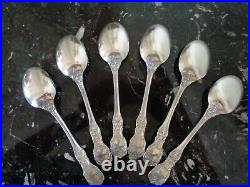 6 Reed & Barton 6 5/8 Oval Soup Spoon Francis I Sterling Silver Flatware Set