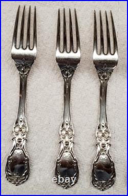 6 Reed & Barton Francis I First Old Pattern Sterling Silver 7 Dinner Forks