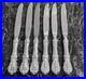 6 Reed & Barton Sterling Silver Francis I 8-7/8 Modern Hollow Knives No Mono