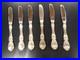 6 Reed and Barton Francis 1st Sterling Silver Handle 6.5 Butter Knives No Mono