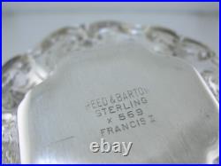 6 Sterling Silver REED & BARTON Nut / Bon Bon Dishes FRANCIS I no mono