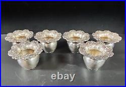 6pc Reed and Barton FRANCIS I Individual Toothpick Cigarette Holders Vases