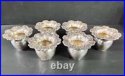 6pc Reed and Barton FRANCIS I Individual Toothpick Cigarette Holders Vases