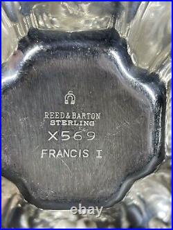 8 Francis The First Reed & Barton Sterling Nut Dishes X 569 12.6ozt