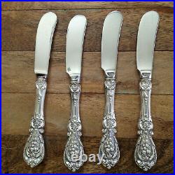 8 Lot Francis I by Reed & Barton Sterling Silver Butter Knife Set 6.25 EUC