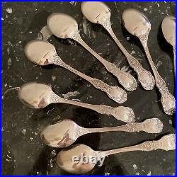 8 Reed & Barton 6 5/8 Oval Soup Spoon Francis I Sterling Silver Flatware Set