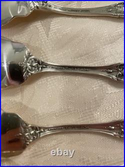 8 Reed & Barton Francis I ORIGINAL Ice Cream Forks Sterling No Mono