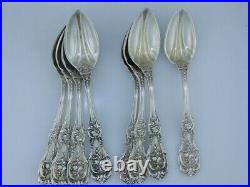 8 Sterling Silver REED & BARTON Melon Spoons FRANCIS I 1907 pat date