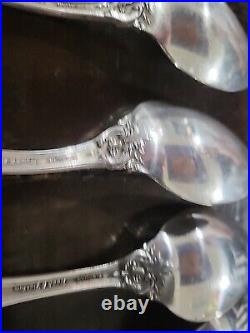 8 Tea Spoon Reed&barton Francis I Sterling Silver Flatware Set See Images