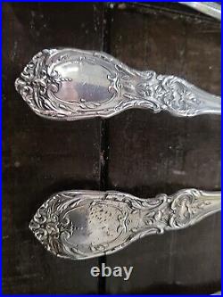 8 Tea Spoon Reed&barton Francis I Sterling Silver Flatware Set See Images