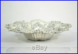 #8811- Reed & Barton Francis I Sterling 8 Bowl X569 Chased Grapes Vines Leave