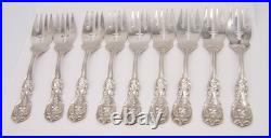 9 Reed & Barton Sterling Silver Salad Fork Francis 1