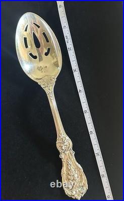 96g Heavyweight Reed & Barton Francis 1st Sterling Slotted Spoon 1907-early 40's