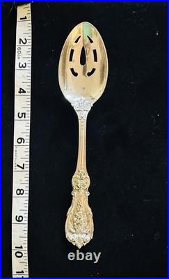 96g Heavyweight Reed & Barton Francis 1st Sterling Slotted Spoon 1907-early 40's