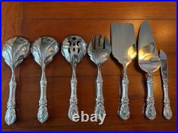 AUTHENTIC MINT 7PC HOSTESS SET REED & BARTON FRANCIS I STERLING 1 1st NOT CUSTOM