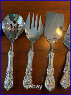 AUTHENTIC MINT 7PC HOSTESS SET REED & BARTON FRANCIS I STERLING 1 1st NOT CUSTOM
