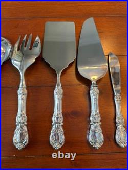 AUTHENTIC MINT 7PC HOSTESS SET REED & BARTON FRANCIS I STERLING 1 1st NOT CUSTOM