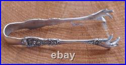 Ant 1907 Reed & Barton Sterling Silver Old Francis I Pattern Tongs 5 / 40.5g
