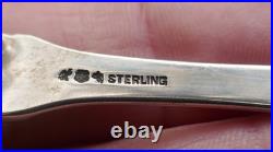 Ant 1907 Reed & Barton Sterling Silver Old Francis I Pattern Tongs 5 / 40.5g
