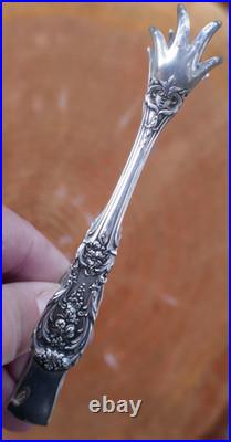 Ant 1907 Reed & Barton Sterling Silver Old Francis I Pattern Tongs 5 / 40.5g