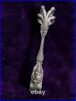 Antique 1907 Francis I by Reed & Barton Sterling Ice Tongs 6.5