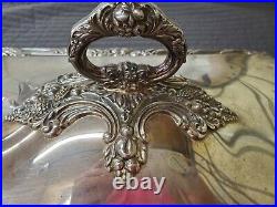Antique REED & BARTON Silverplated KING FRANCIS Serving Dish/Casserole JA
