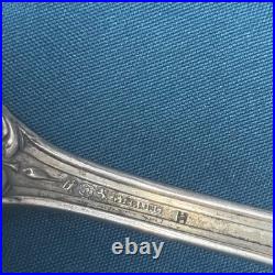 Antique Reed And Barton Francis 1st Five piece Sterling Silver dinner set
