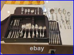 Antique Reed & Barton Francis I 93pcs Silverware 6-Pc Setting Service for 12