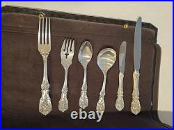 Antique Reed & Barton Francis I 93pcs Silverware 6-Pc Setting Service for 12
