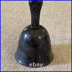 Antique Reed & Barton Francis I Sterling Handle Tea Bell No Monogram