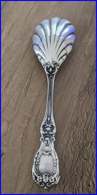 Antique Reed & Barton Francis I Sterling Silver. 925 (No Mono) Sugar Shell Spoon