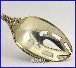 Antique Reed & Barton Francis I Sterling Silver Pierced Tablespoon Eagle R Lion