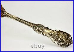 Antique Reed & Barton Francis I Sterling Silver Pierced Tablespoon Eagle R Lion