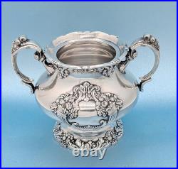 Antique Reed & Barton Silver Plate King Francis Cream Pitcher & Sugar