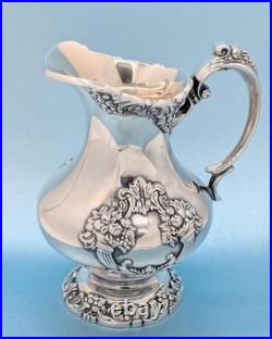Antique Reed & Barton Silver Plate King Francis Cream Pitcher & Sugar