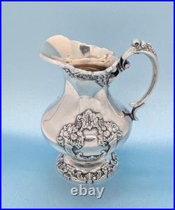 Antique Reed & Barton Silver Plate King Francis Cream Pitcher & Sugar