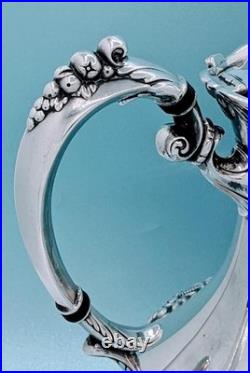 Antique Reed Barton Silver Plate Large King Francis Tea Pot Coffee Pot Hot 1650