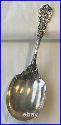 Antique Reed & Barton Sterling Francis I Pattern 9-1/2 Serving Spoon Old Mark